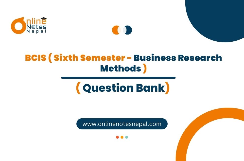 Question Bank of Business Research Methods Photo